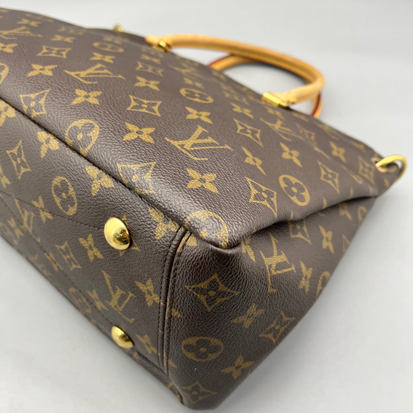 Louis Vuitton - Totally MM - Monogram coated canvas, Vachetta leather - Brown, Red - (Medium)