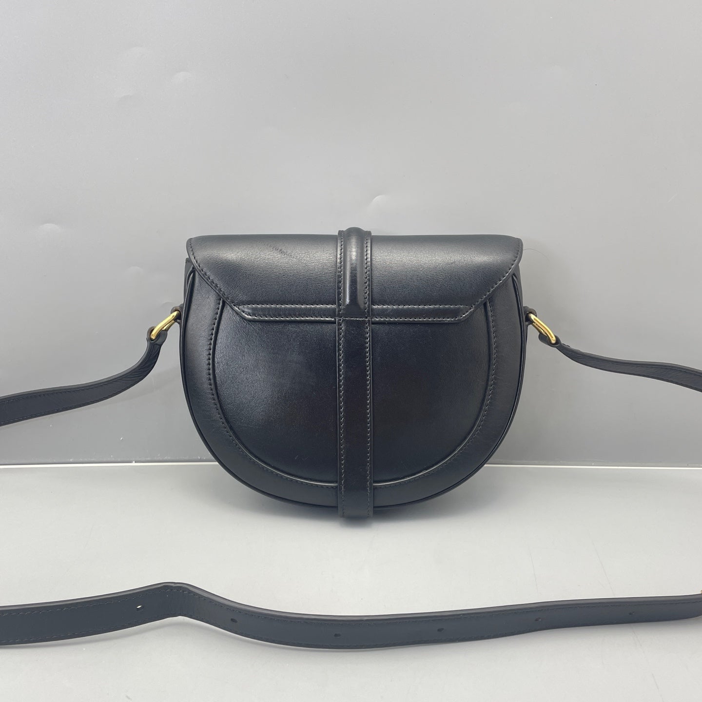 Celine - Besace 16 - Leather - Black - (mini)