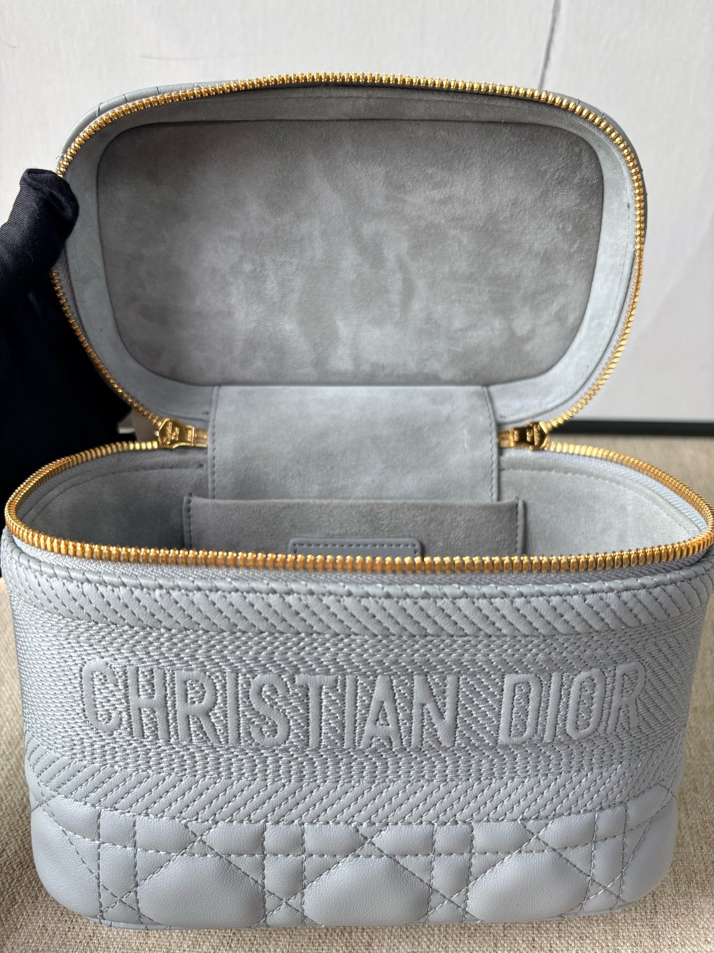 Dior - Travel Vanity Case Small - Lambskin leather - Blue - (Small)