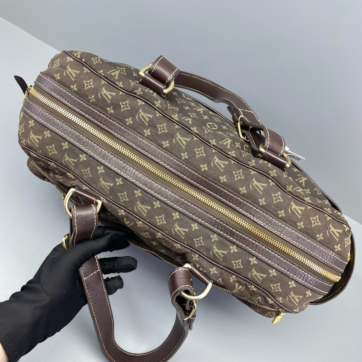 Louis Vuitton - Monogram Denim Messenger Bag - Denim with Leather trim - Brown - (large)