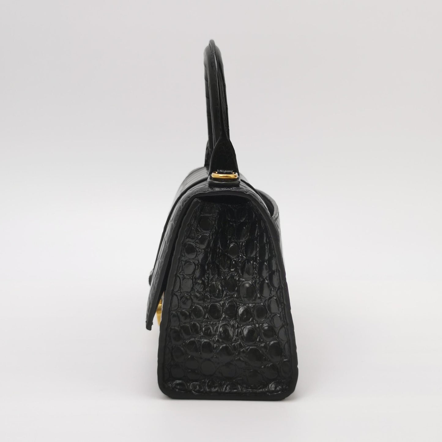 Balenciaga - HOURGLASS - Leather - Black - (Mini)