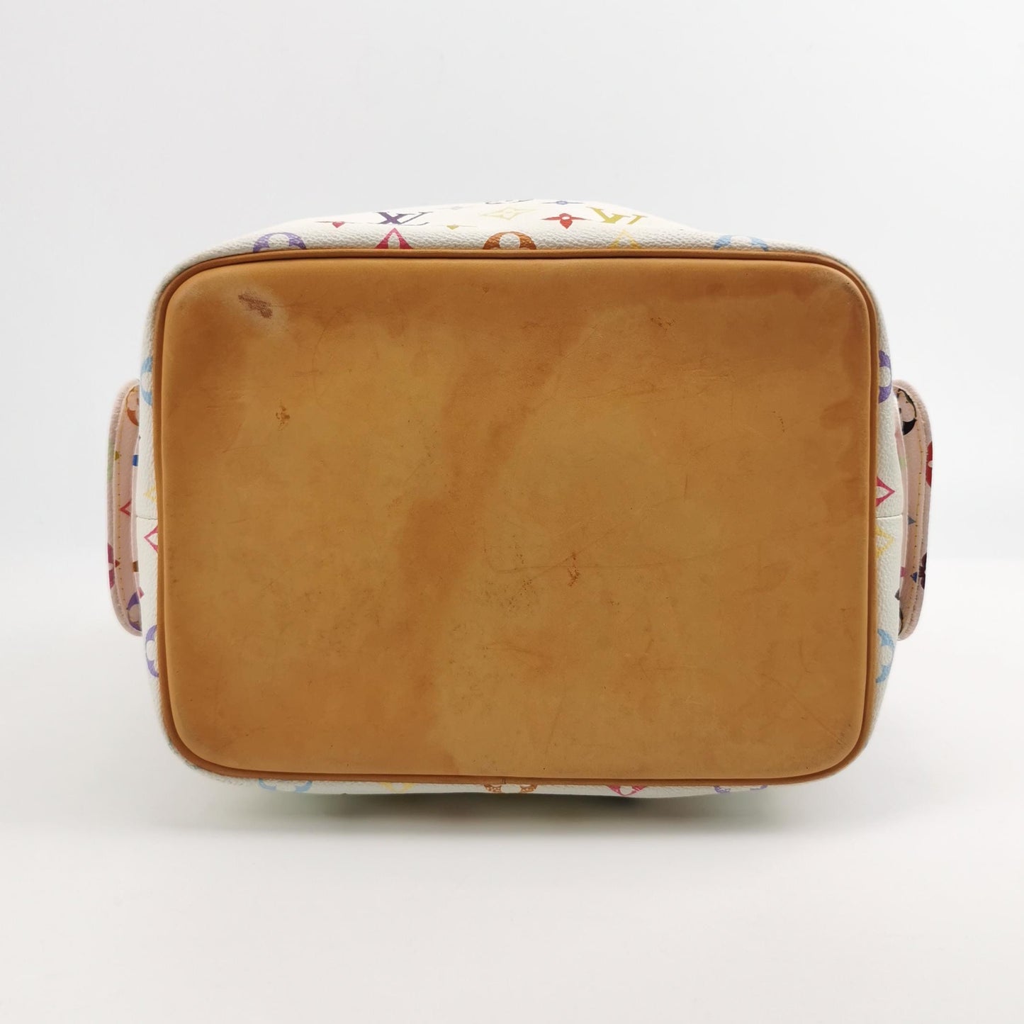Louis Vuitton - Noé Multicolore - Monogram Multicolore coated canvas with Vachetta leather trim - White with Multicolour monogram, Natural (Vachetta) - (medium)