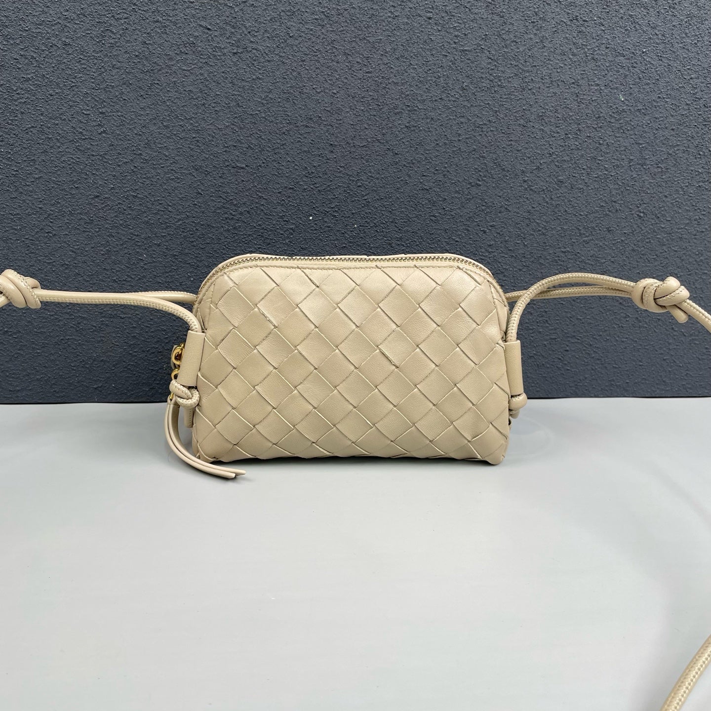 Bottega Veneta - Concert Mini Shell Bag - Leather - Beige - (mini)