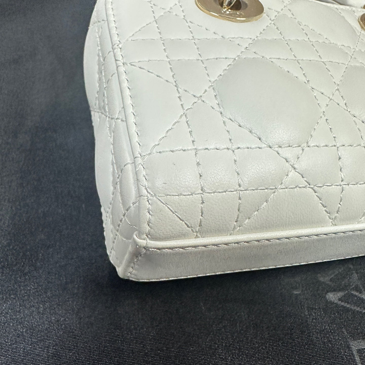 Dior - D-Joy Mini Bag - Leather - White - (mini)