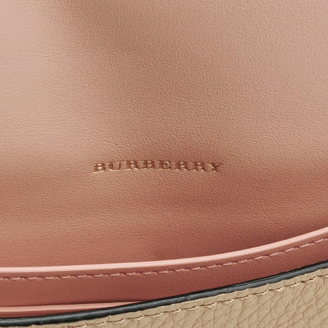 Burberry - Crossbody Bag - Leather - Brown - (small)