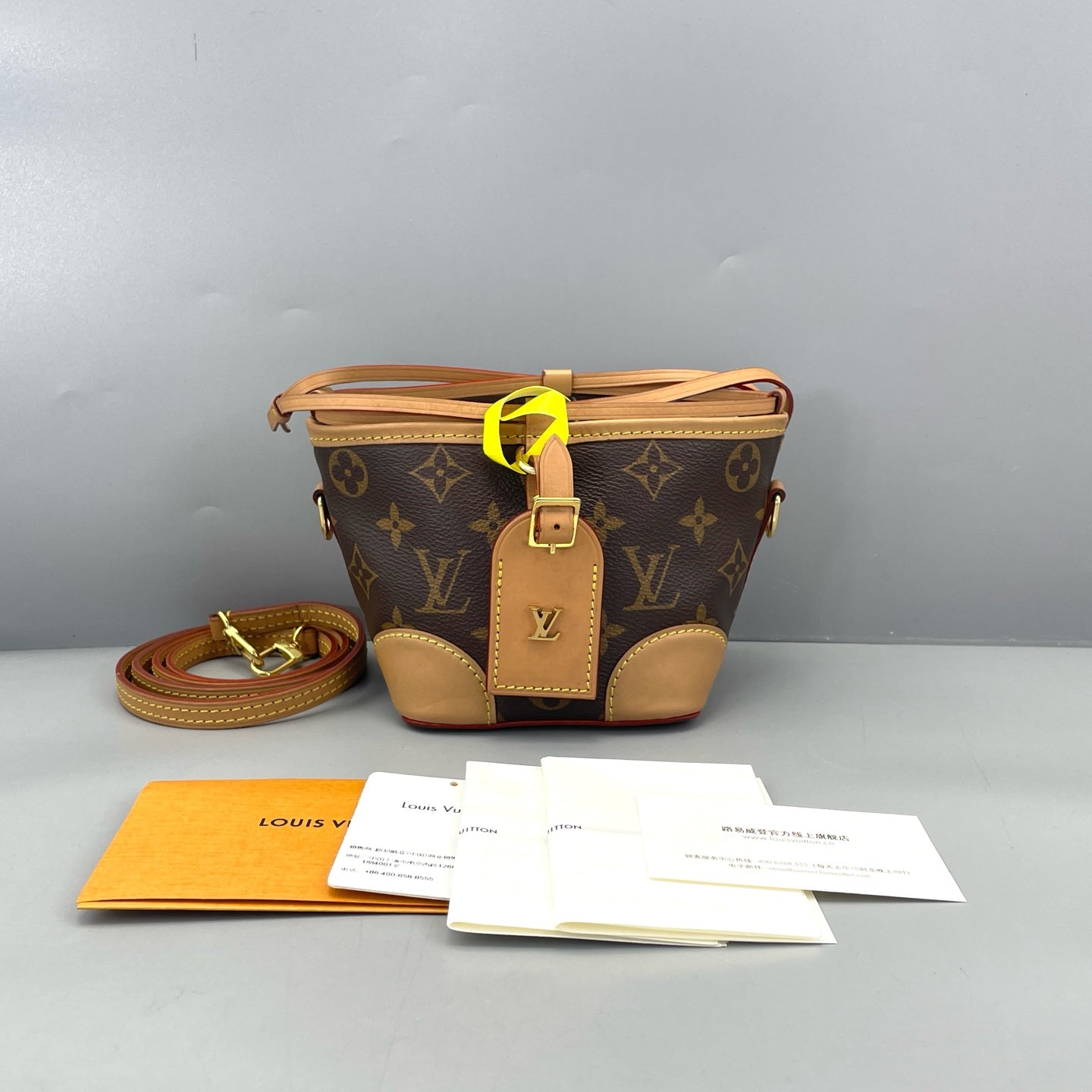 Louis Vuitton - Shaomai Mini Monogram - Monogram coated canvas with Vachetta leather trim - Brown - (mini)