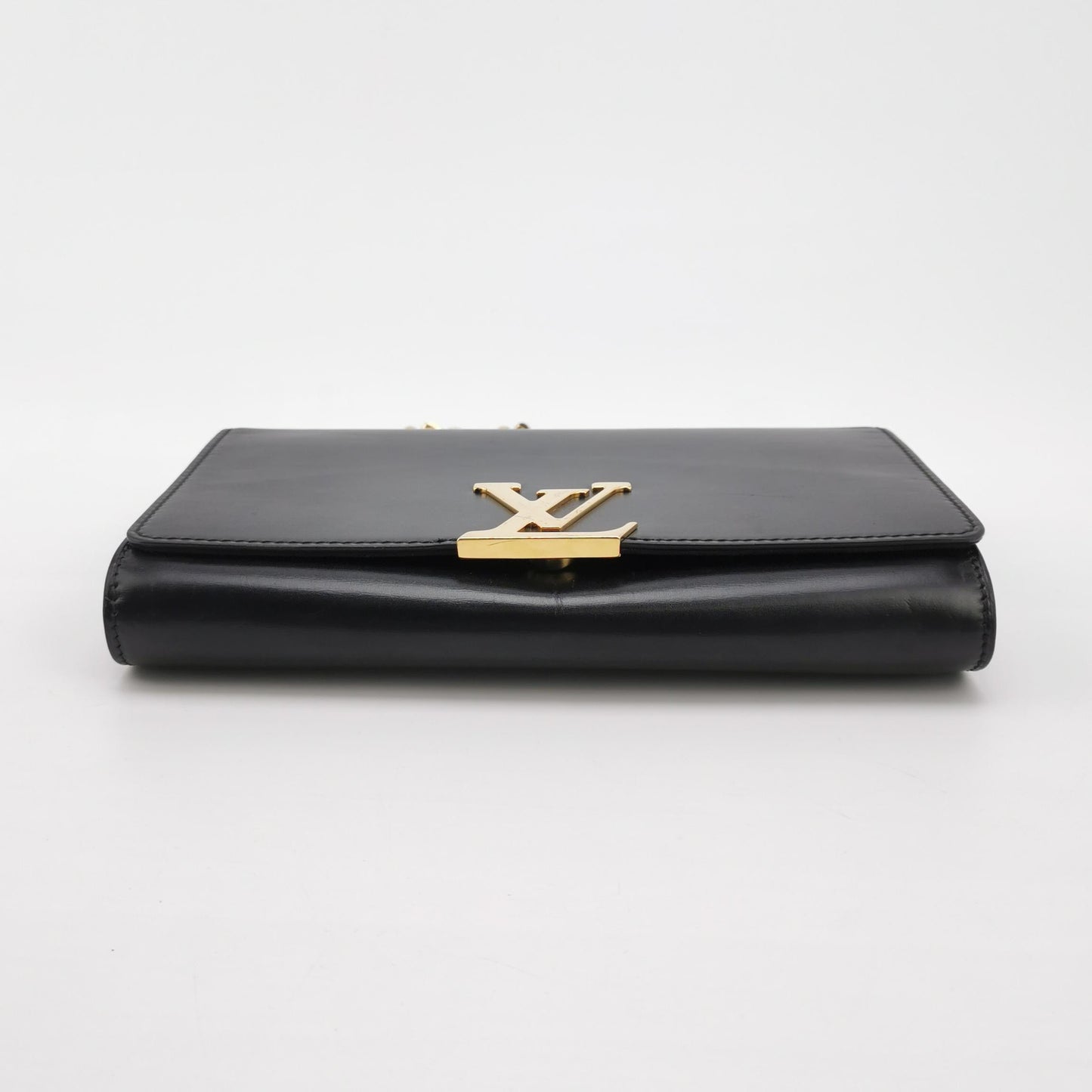 Louis Vuitton - Chain Louise - Smooth cowhide leather - Black - (Mini)