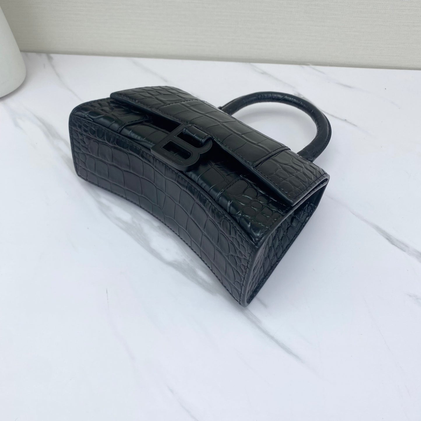 Balenciaga - Hourglass - Leather - Black - (mini)