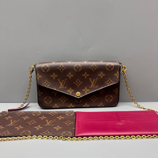 Louis Vuitton - Pochette Félicie - Monogram coated canvas and Leather - Multicolour - (small)