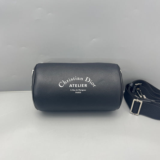 Dior - Roller Bag - Grained calfskin leather - Black - (Small)
