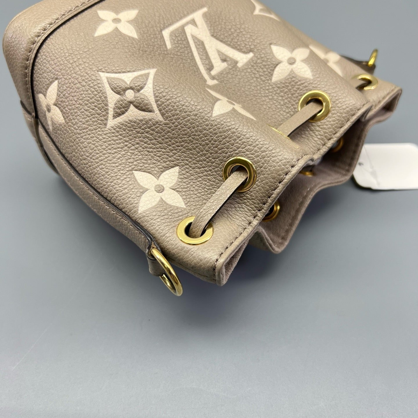 Louis Vuitton - Nano Noé - Monogram Empreinte leather - Grey - (mini)