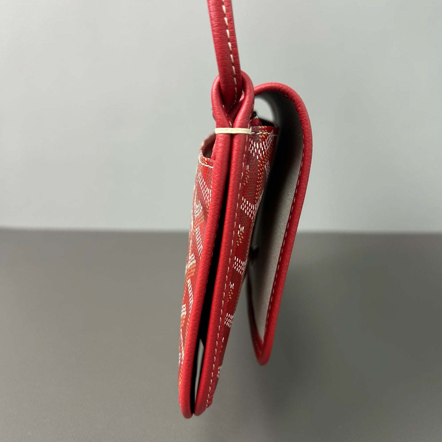 Goyard - Plumet - Goyardine canvas and leather - Red - (mini)