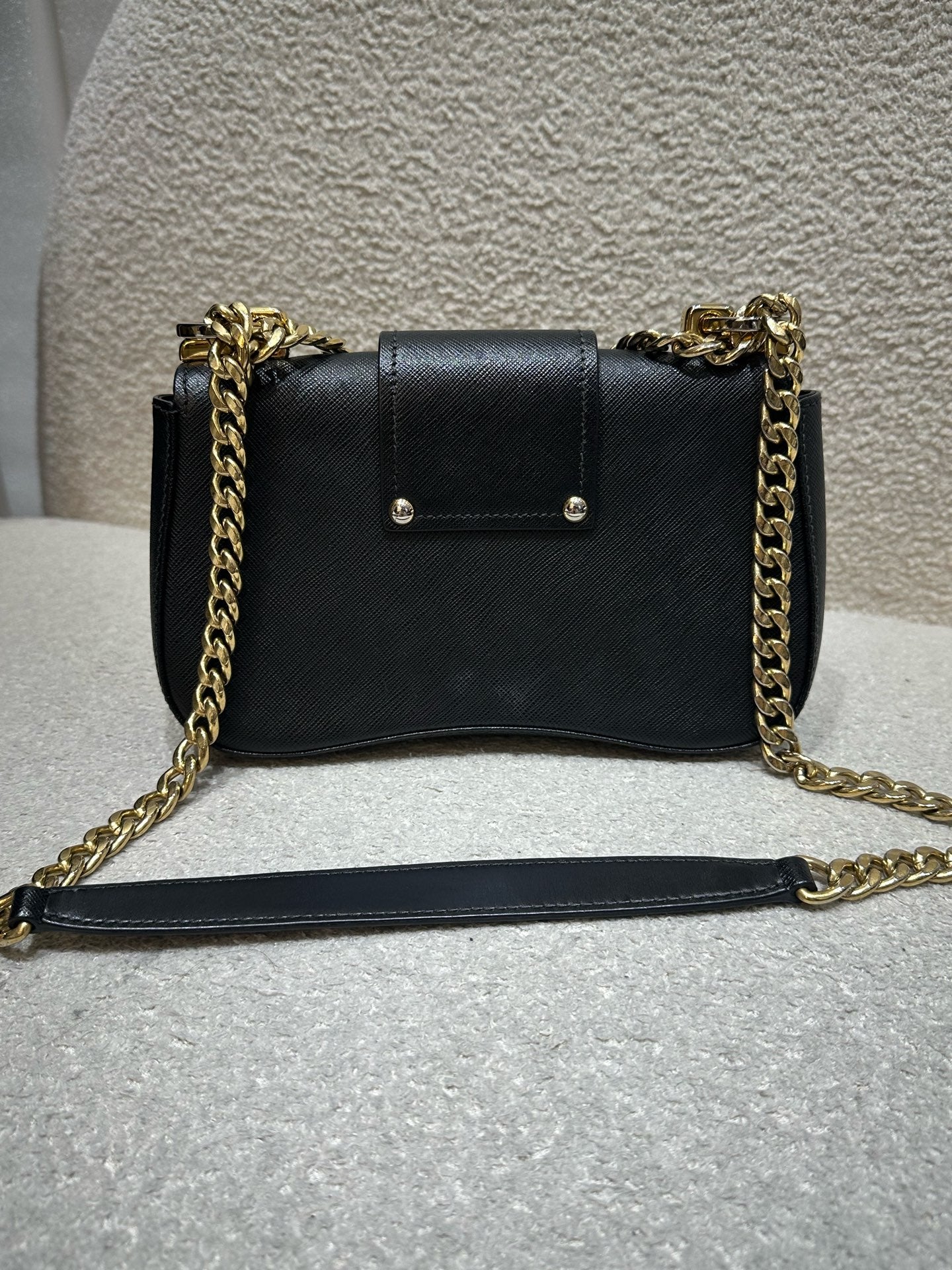 Prada - Sidonie (1BD219) - Saffiano calfskin leather - Black - (Mini)