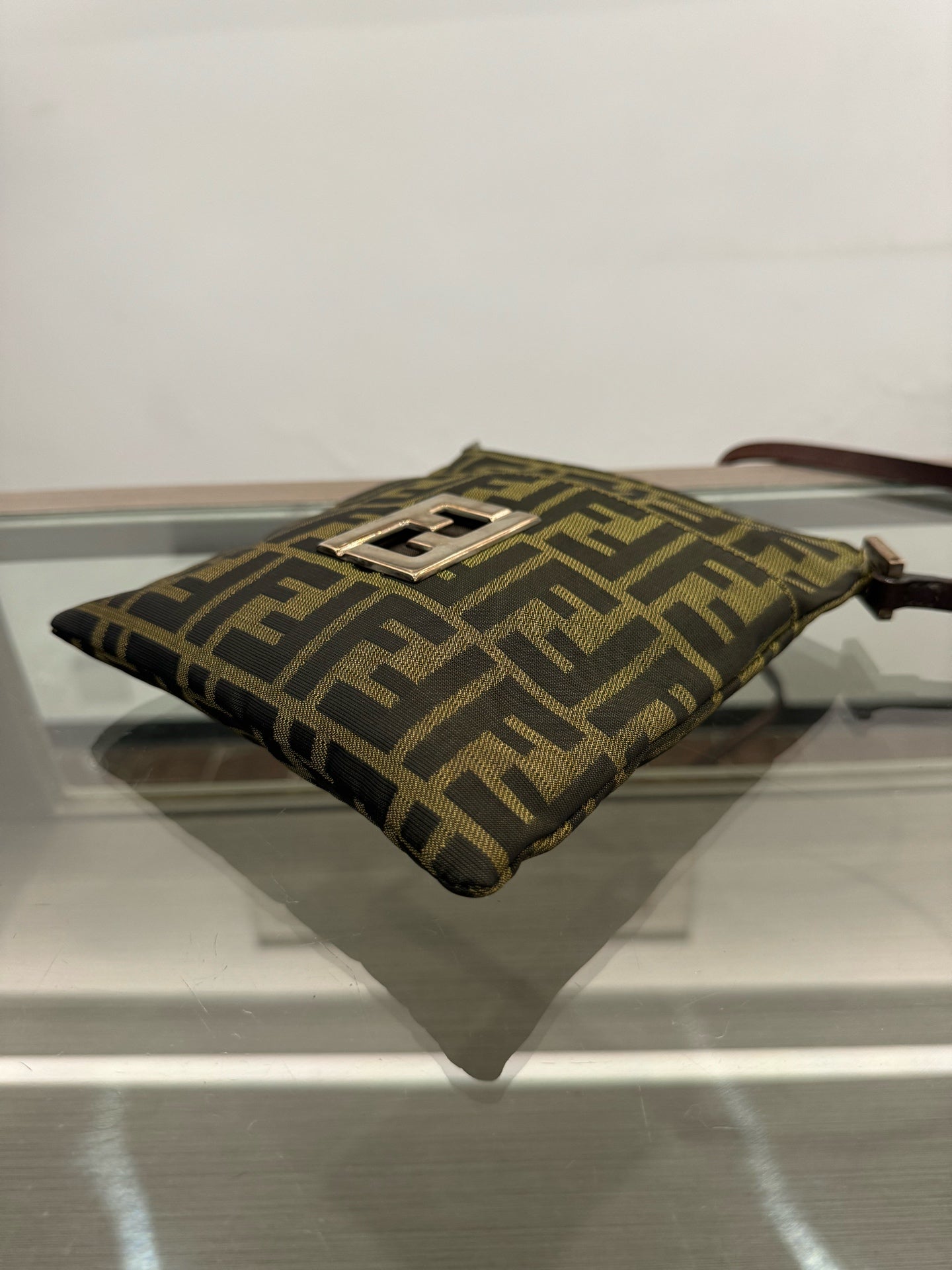 Fendi - Zucca Monogram Shoulder Bag - Canvas - Brown - (mini)