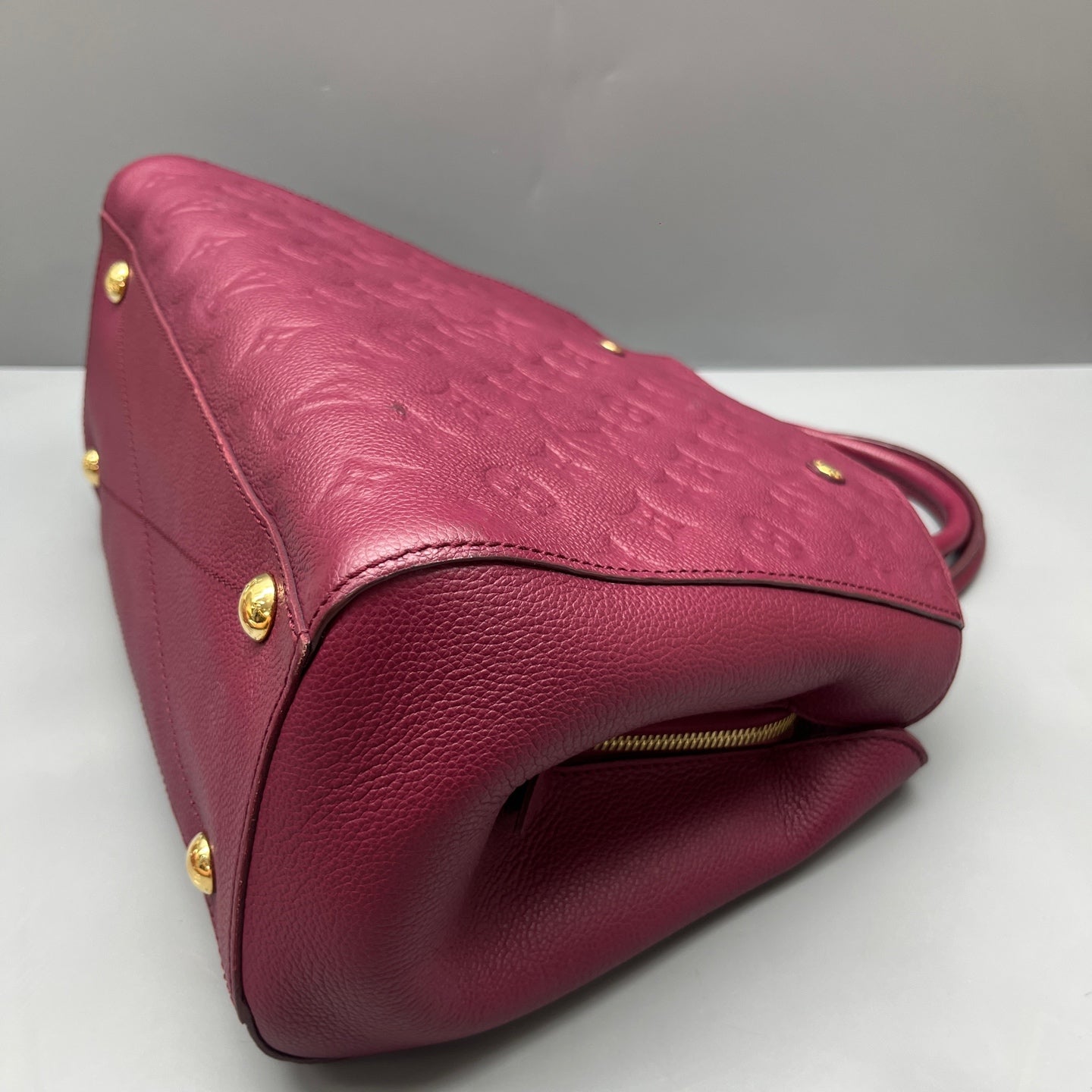 Louis Vuitton - Montaigne MM - Grained Monogram Empreinte leather - Purple - (medium)