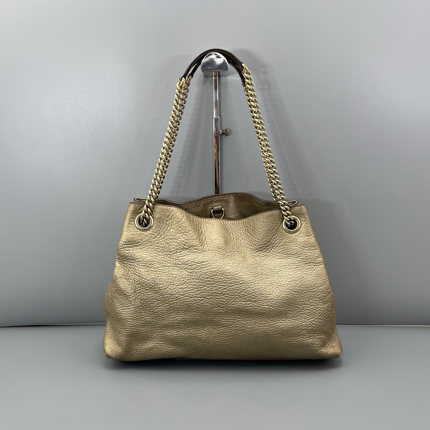 Gucci - Soho Tassel Tote Bag - Leather - Gold - (Large)