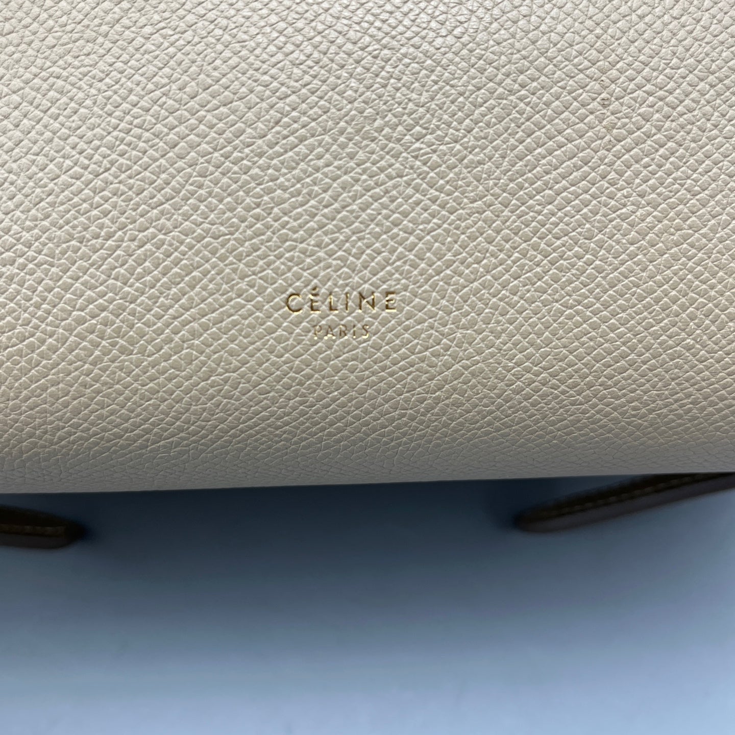 Celine - Belt Bag Small - Grained calfskin leather - Beige with Gold-Tone Hardware - (Small)