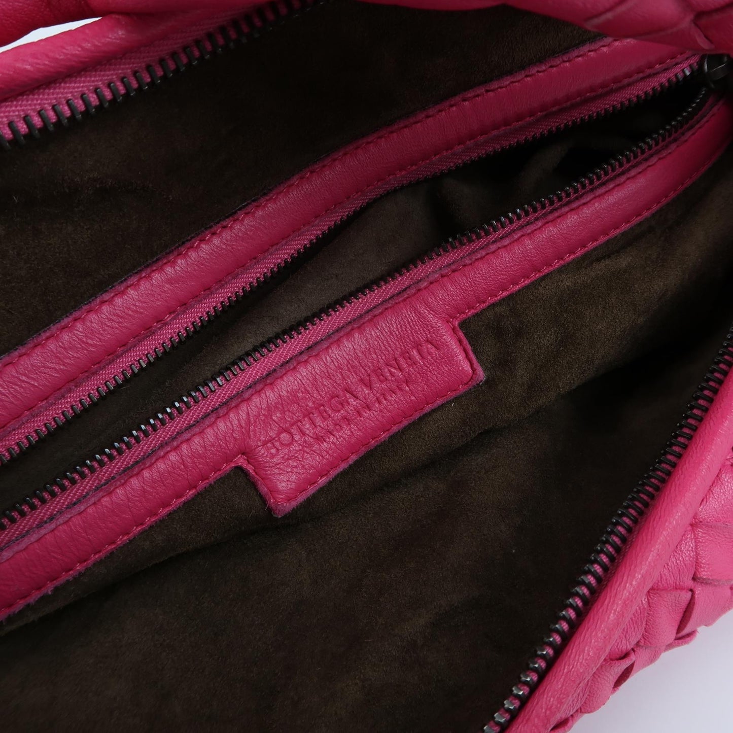 Bottega Veneta - Intrecciato Hobo Bag - Leather - Pink - (Small)