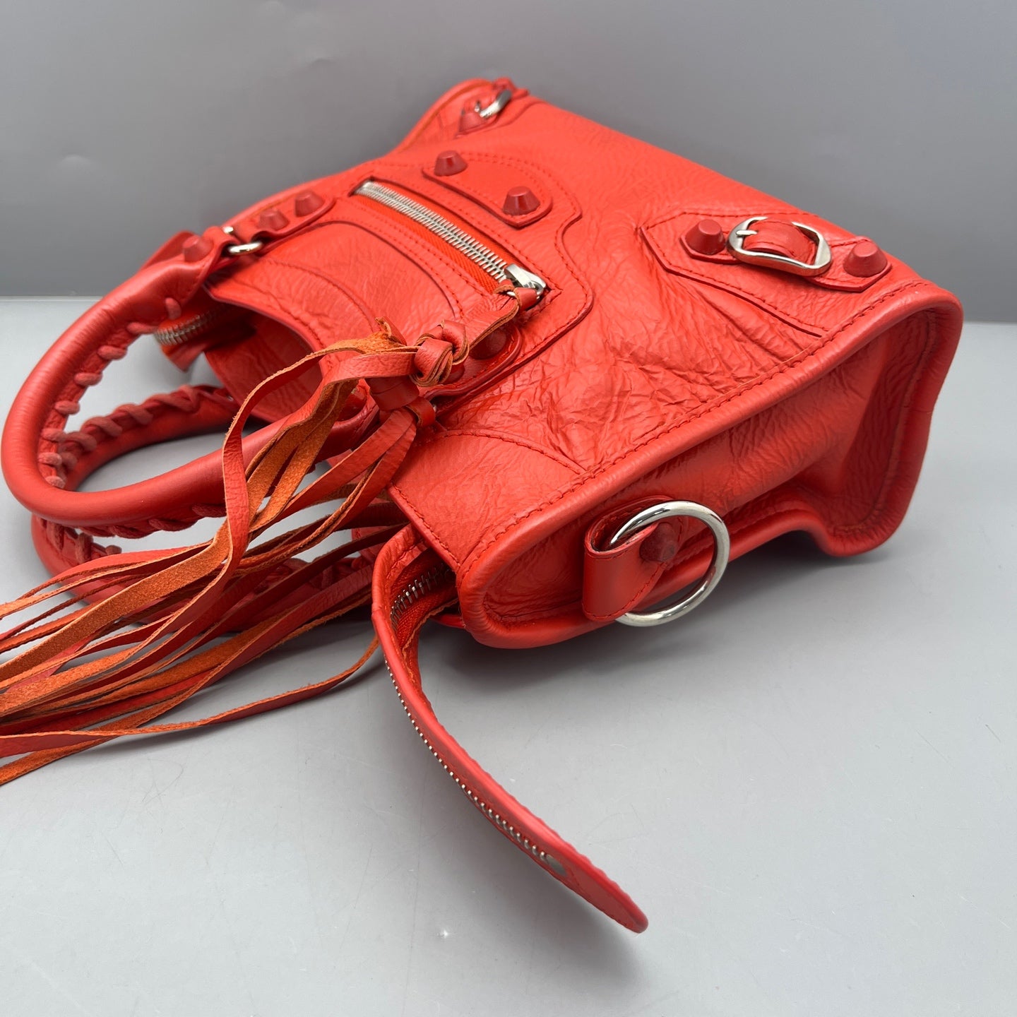 Balenciaga - City Mini - Lambskin leather - Orange - (mini)