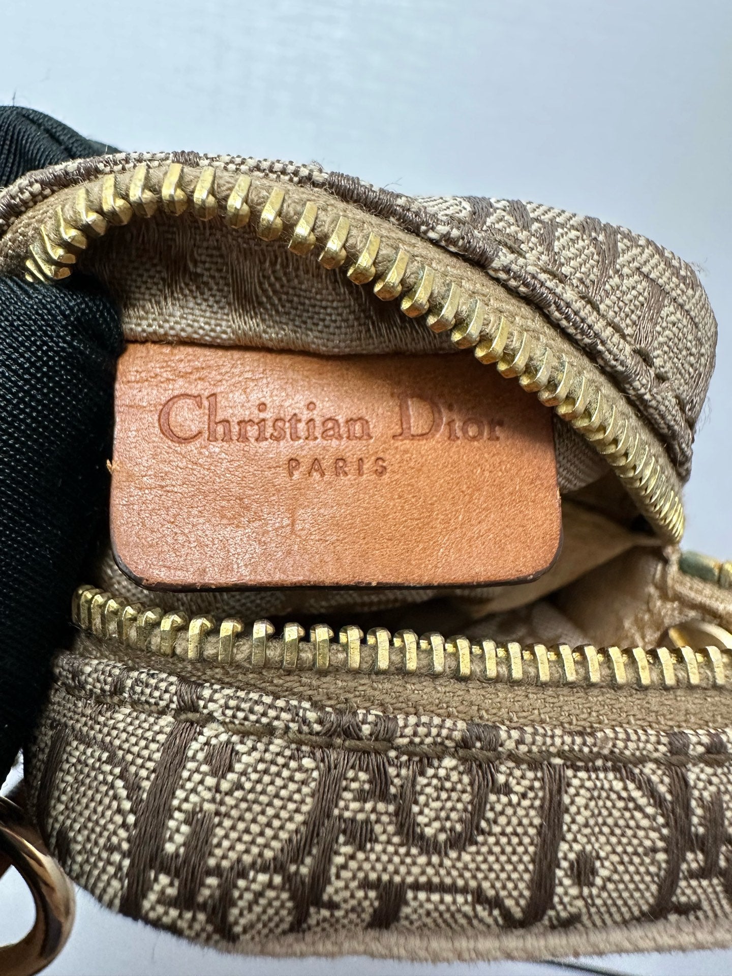 Dior - Oblique Monogram Canvas Belt Pouch - Canvas and Leather - Brown - (mini)
