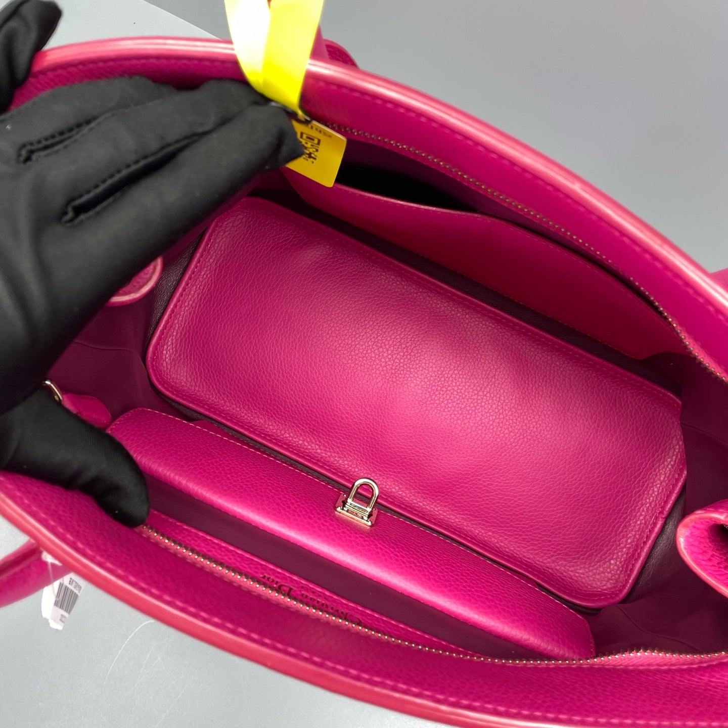 Dior - Tote Bag with DIOR Charms - Pebbled leather - Pink - (Medium)