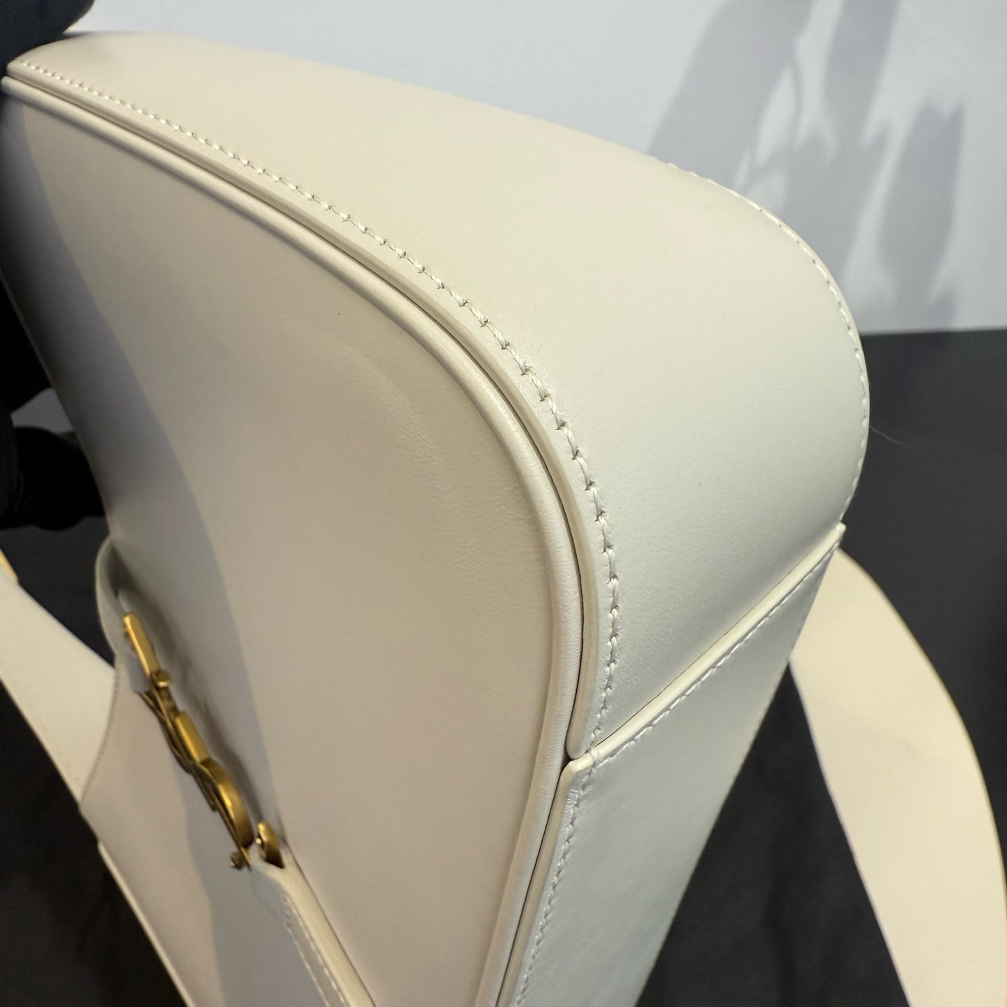 Saint Laurent - LE 5 A 7 Hobo Bag - Leather - White - (small)