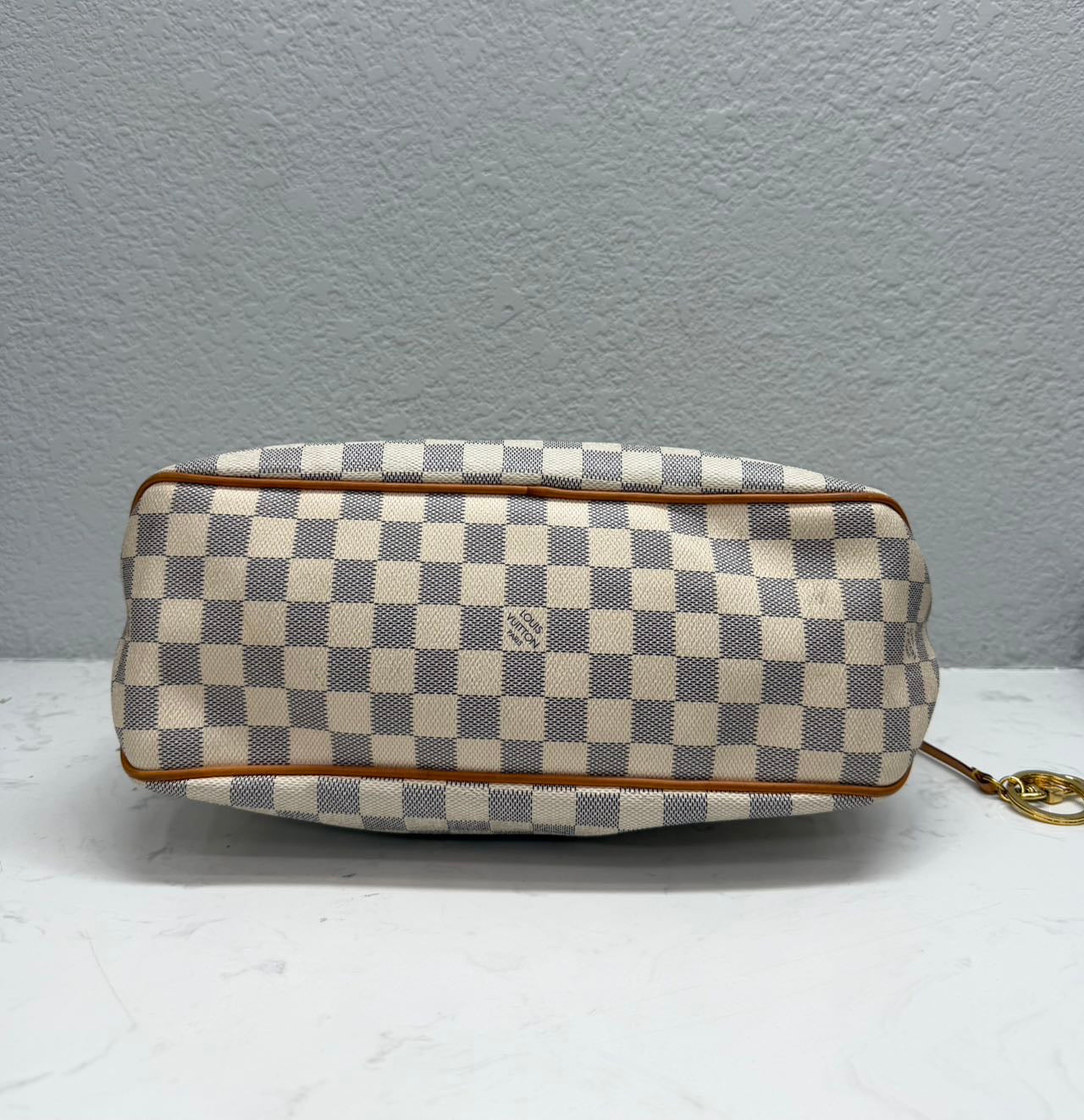 Louis Vuitton - Delightful PM - Damier Azur coated canvas with natural cowhide leather trim - White - (small)