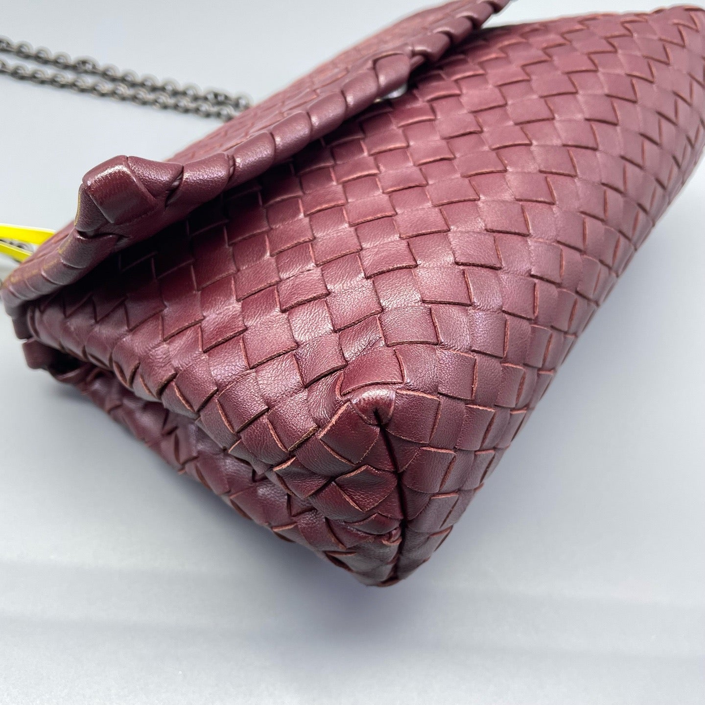 Bottega Veneta - Olympia - Lambskin leather - Burgundy - (Small)
