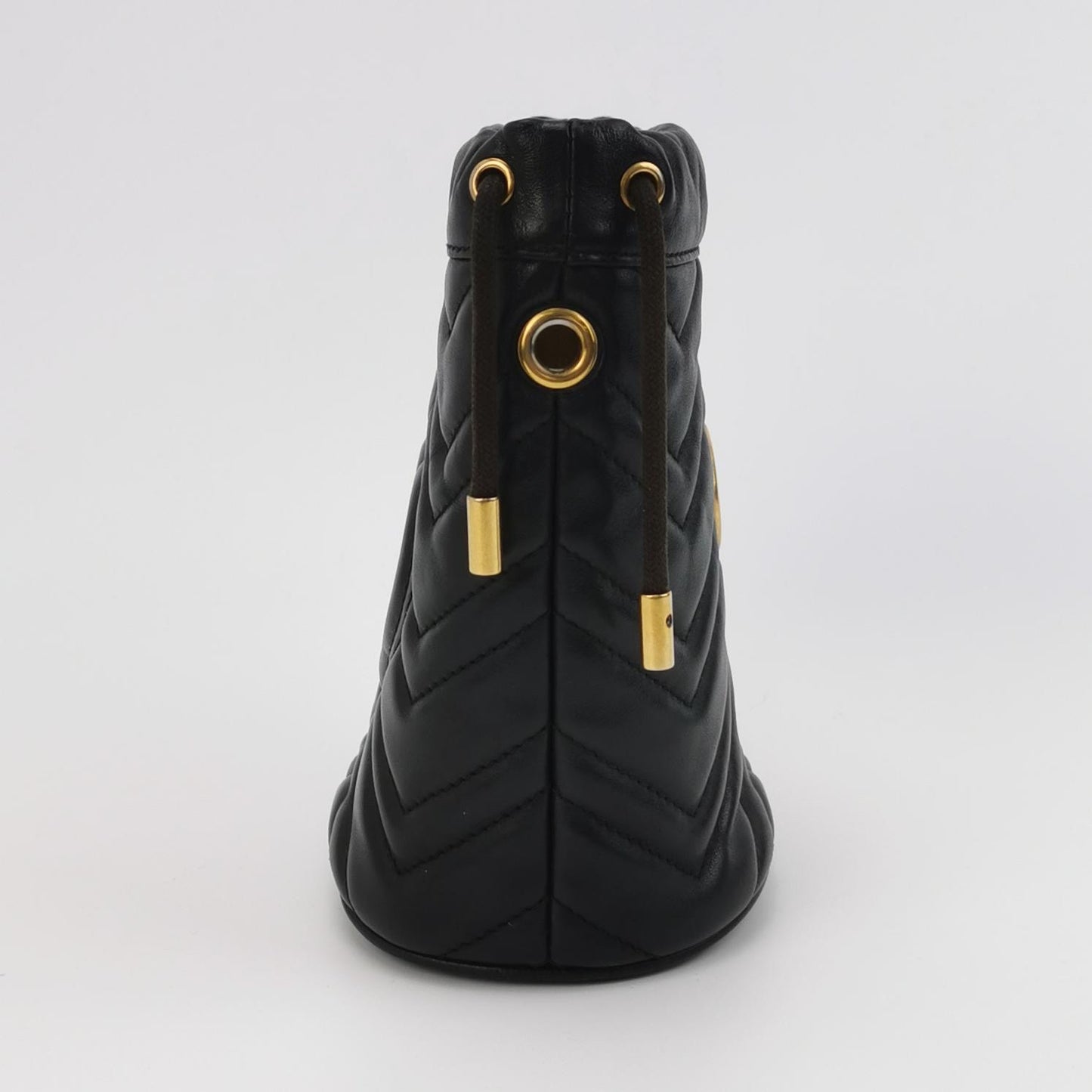 Gucci - GG Marmont Mini Bucket Bag - Leather - Black - (mini)