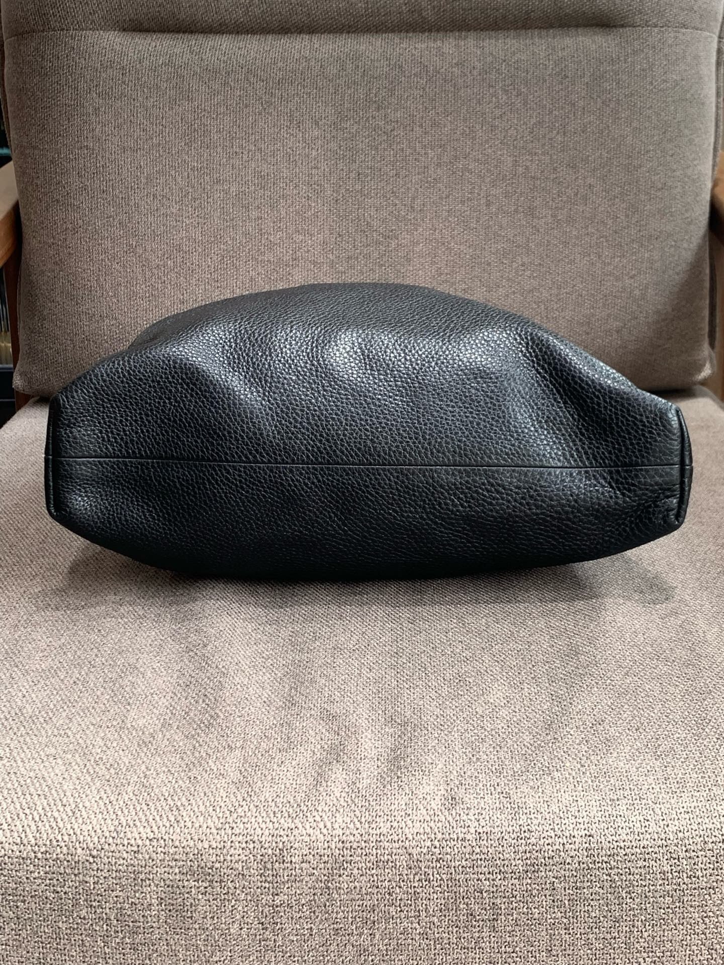 Gucci - Bamboo Tote Bag - Pebbled leather - Black - (Medium)
