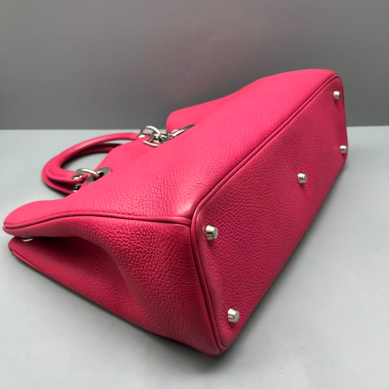 Dior - VIP Commuter Bag - Grained leather - Pink - (medium)