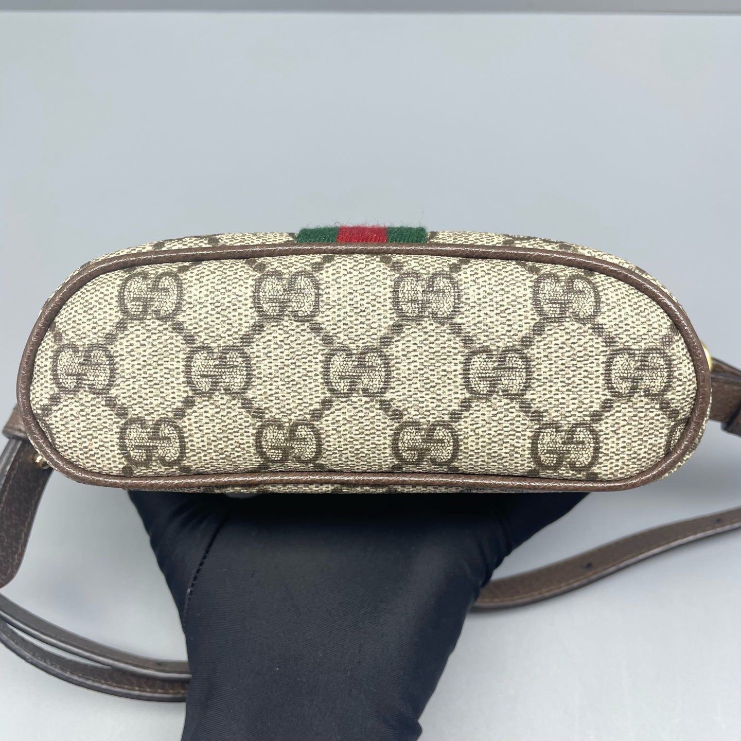 Gucci - Ophidia Mini Vanity Case - GG Supreme coated canvas with leather trim - Brown - (mini)