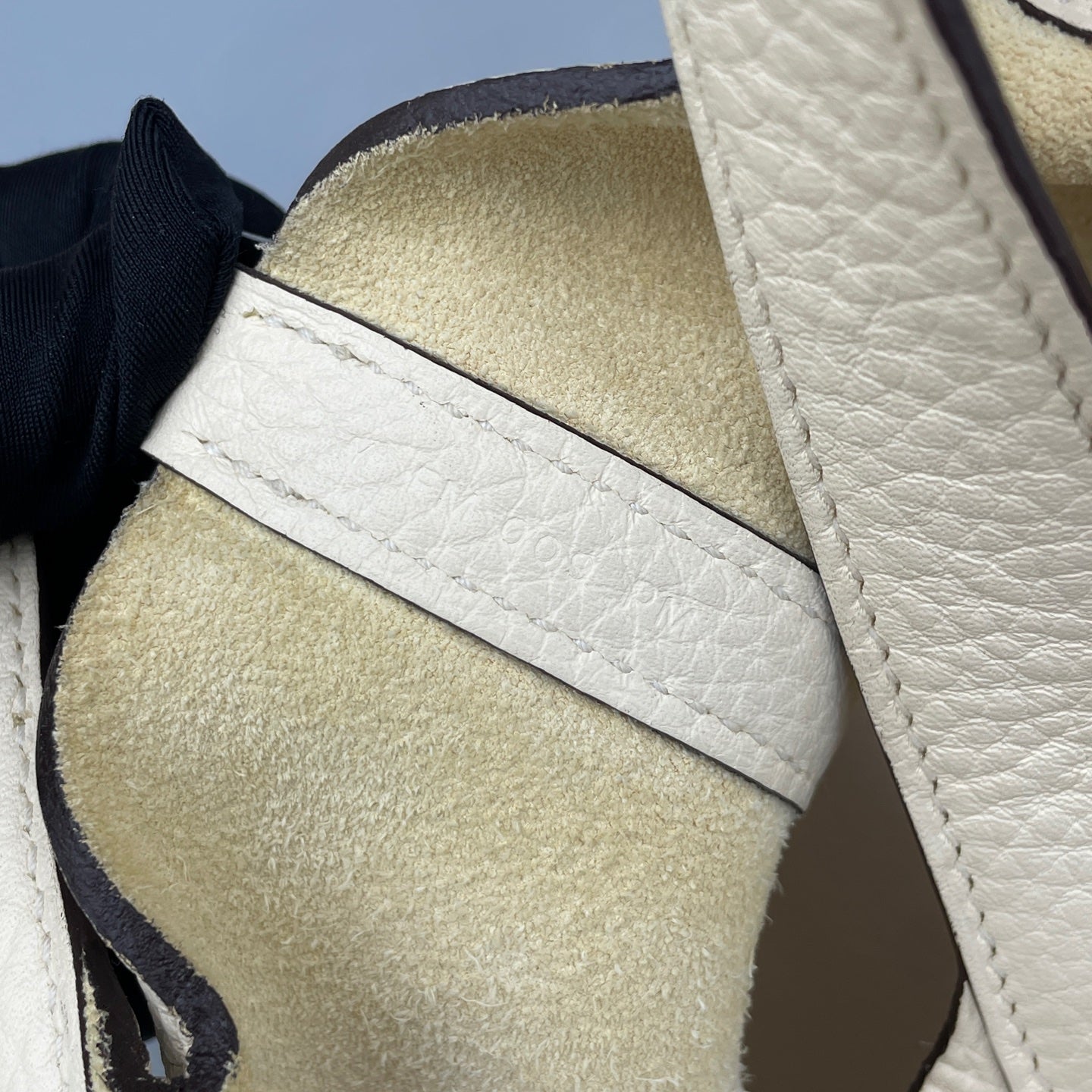 Hermès - Picotin Lock 18 - Grained leather - White - (Mini)