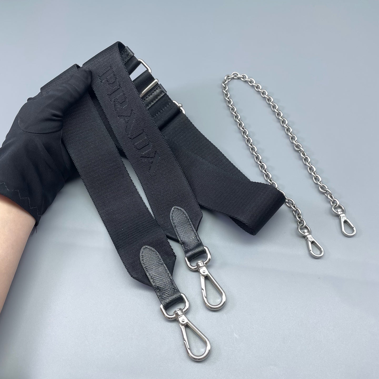 Prada - Re-Edition 2005 Shoulder Bag - Recycled nylon - Black with Silver-tone Hardware - (medium)