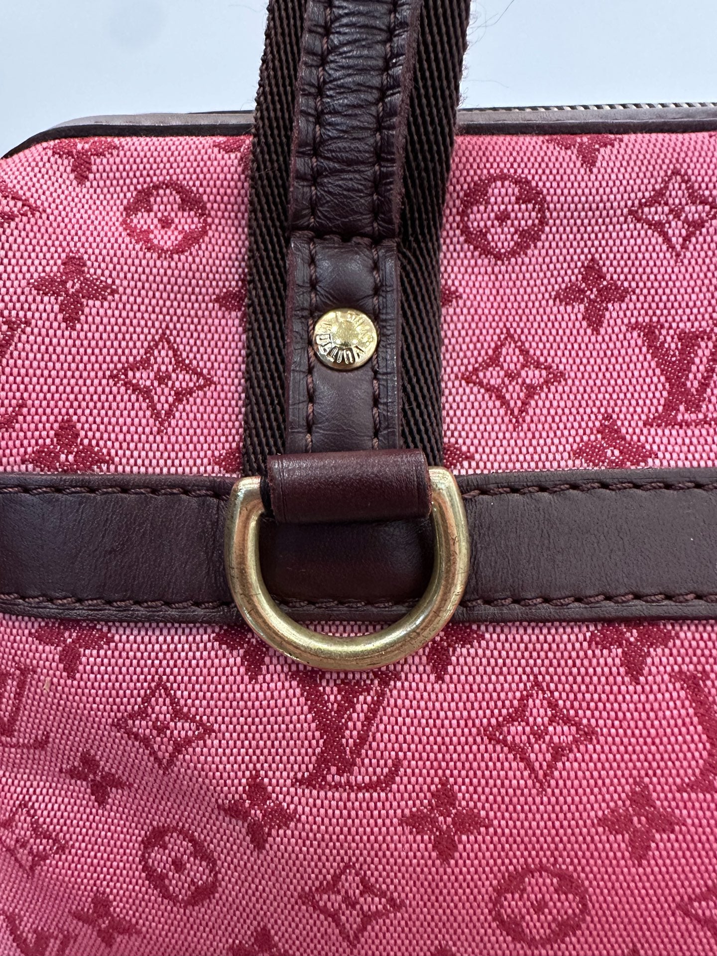 Louis Vuitton - Monogram Denim Boston Bag - Denim - Jeans - Pink - (medium)