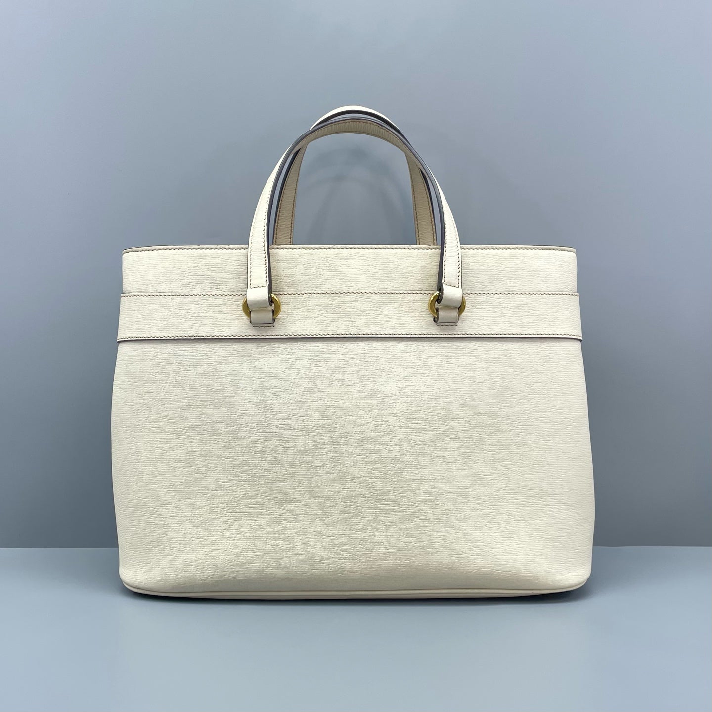 Gucci - 1955 Horsebit Handbag - Leather - White - (Medium)