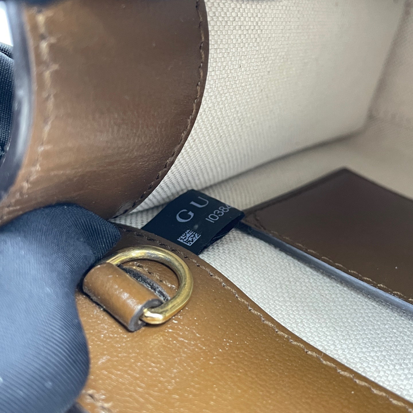 Gucci - Mini Tote Bag - GG Supreme canvas with leather trim - Brown - (mini)