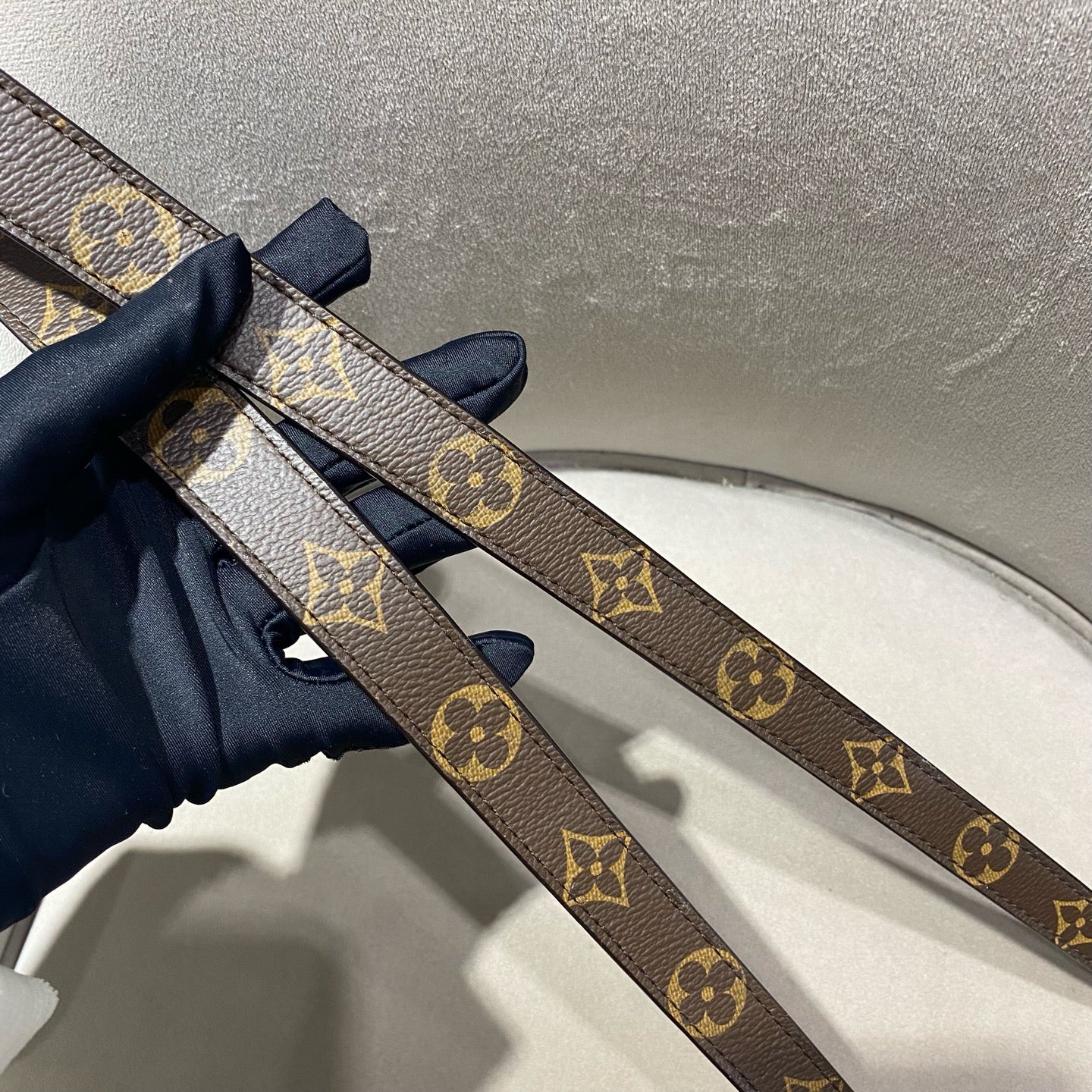 Louis Vuitton - Pallas Monogram - Monogram coated canvas with Vachetta leather trim and red leather lining - Brown with Red Accents - (Small)