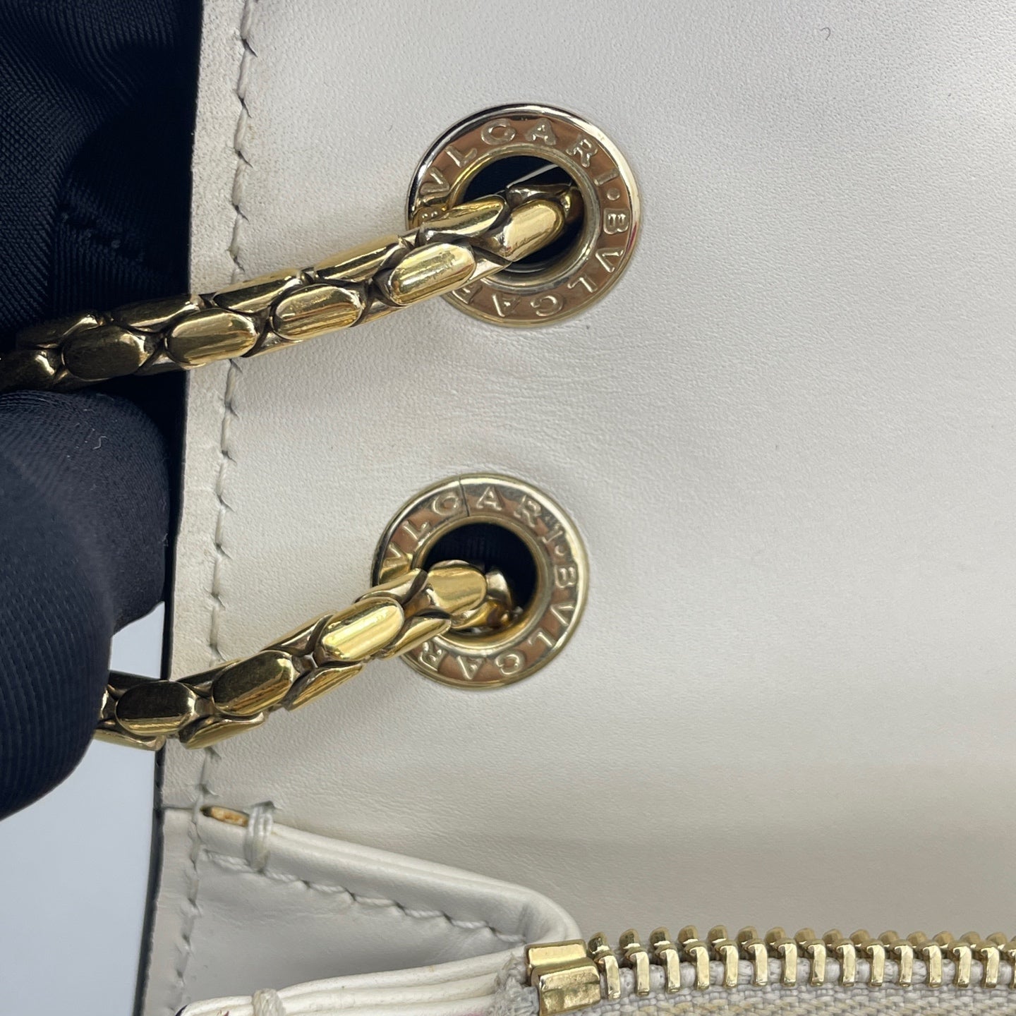 Bvlgari - Serpenti Forever Flap Bag - Calfskin leather - White - (Medium)