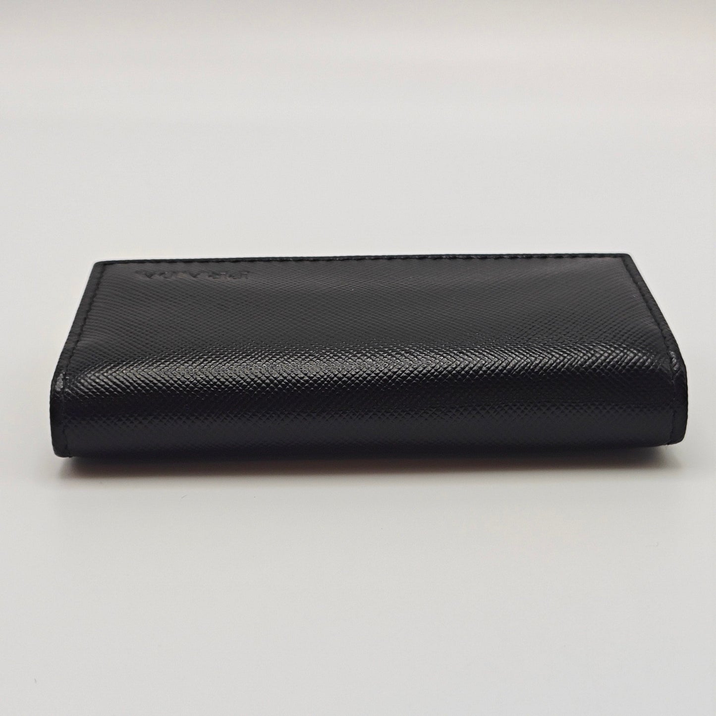 Prada - Saffiano 6-Hook Key Case - Saffiano leather - Black - (Small)
