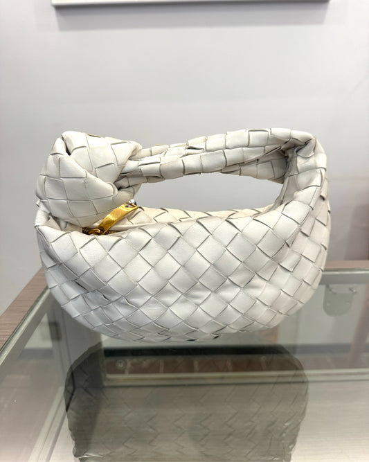 Bottega Veneta - Mini Jodie - Lambskin leather - White - (mini)