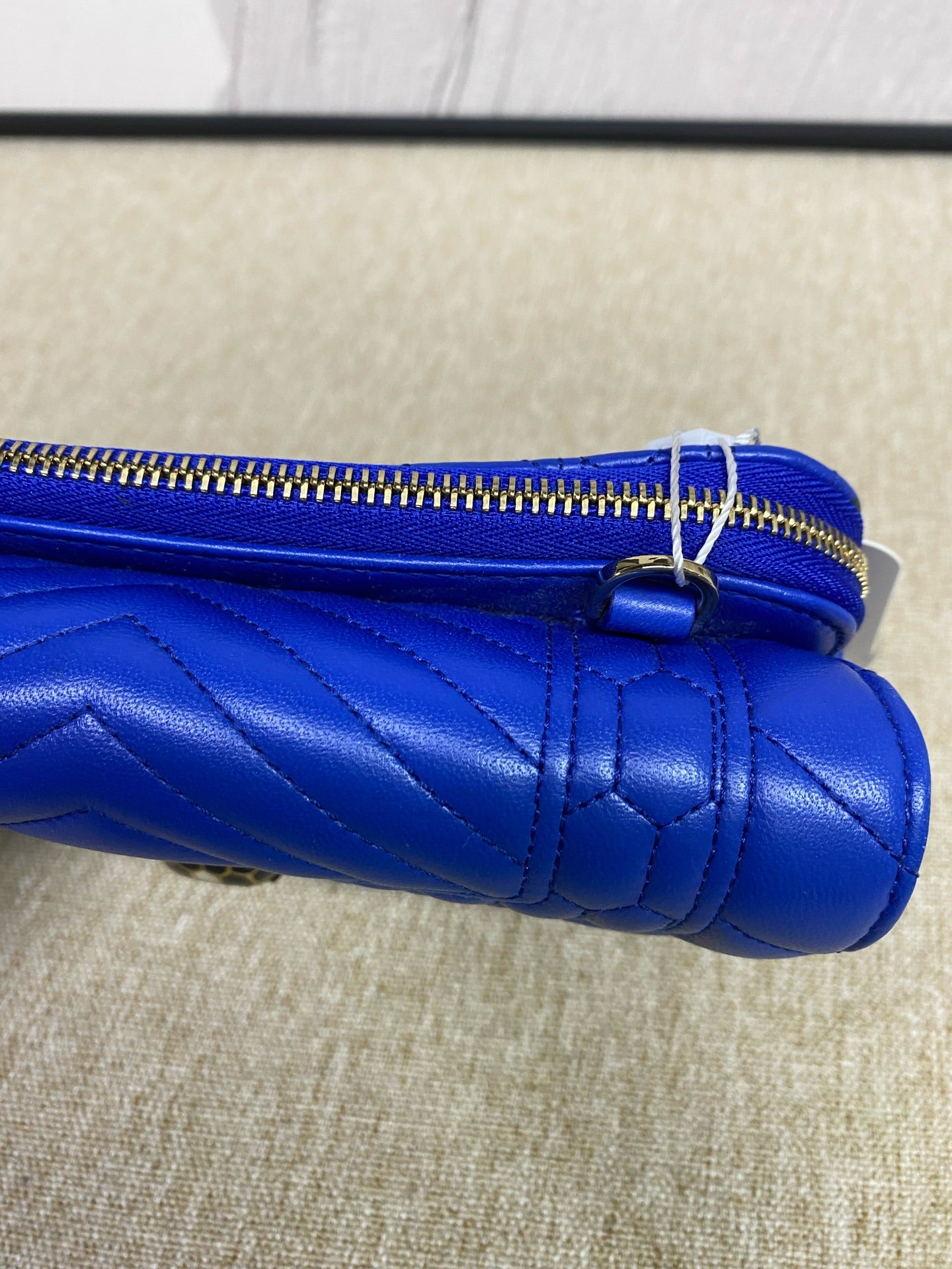 Bvlgari - Serpenti Forever Chain Pouch - Lambskin leather - Blue - (Mini)