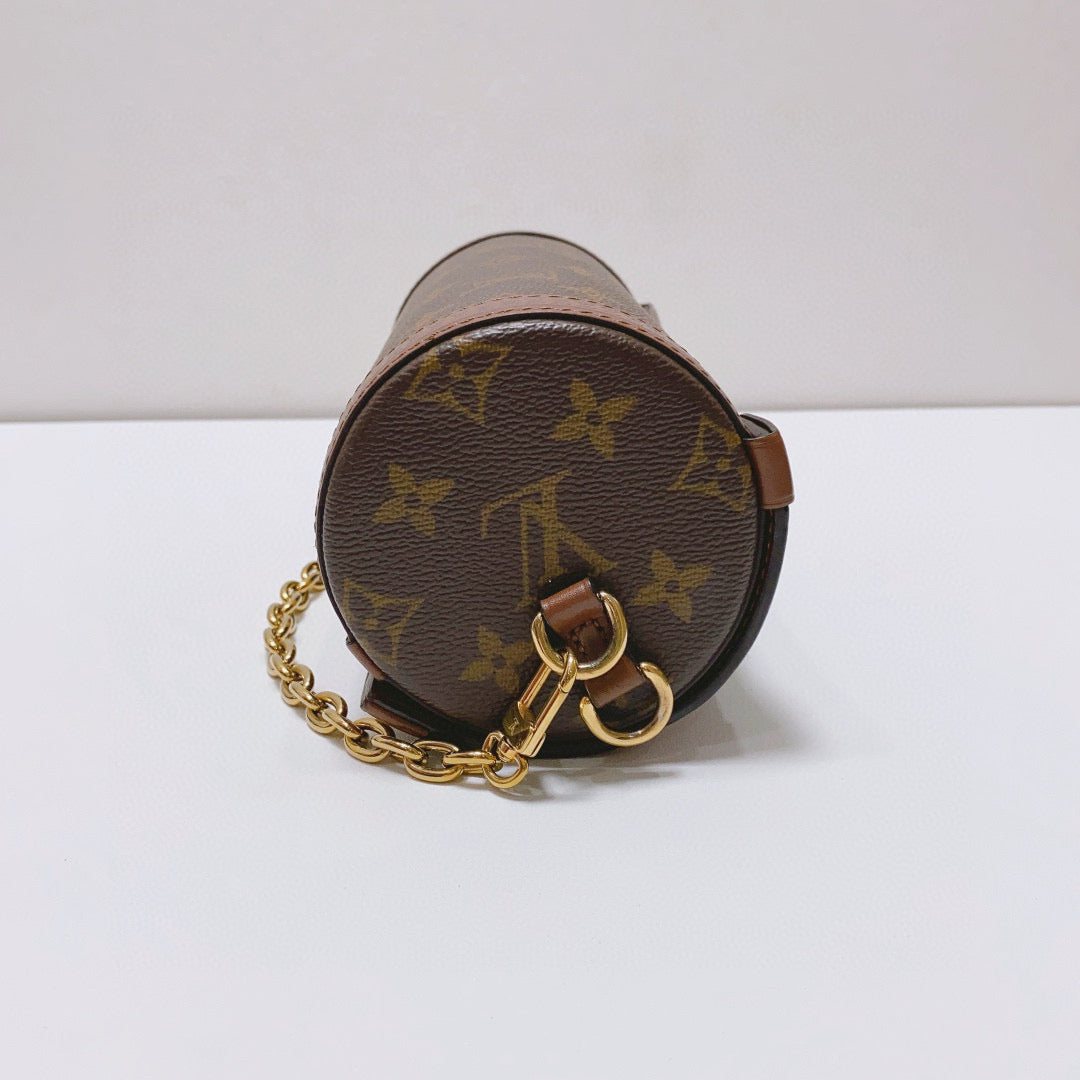 Louis Vuitton - Papillon Trunk - Monogram canvas with leather trim - Brown - (mini)