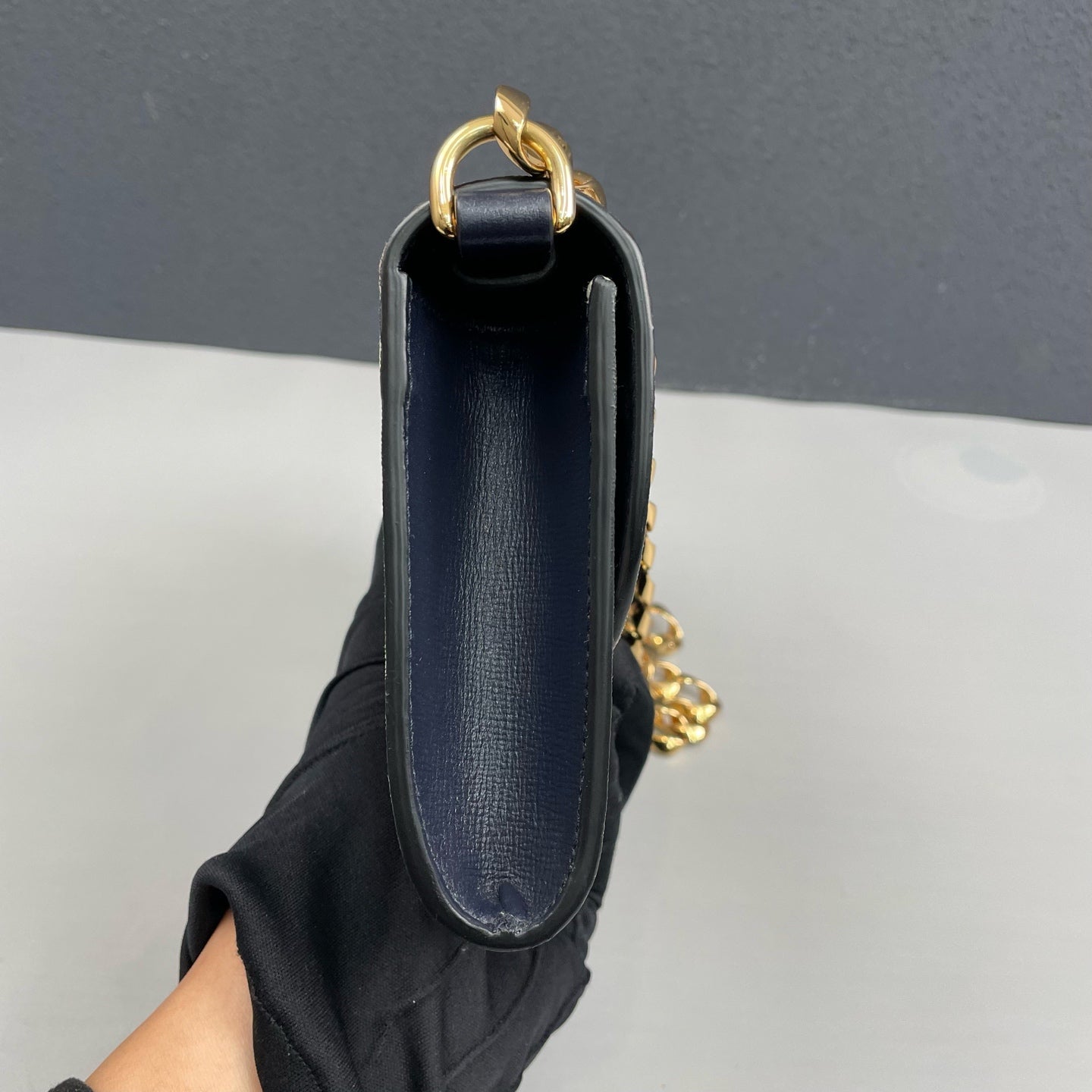 Gucci - Horsebit 1955 Mini Bag - GG Supreme canvas with leather trim - Blue - (mini)