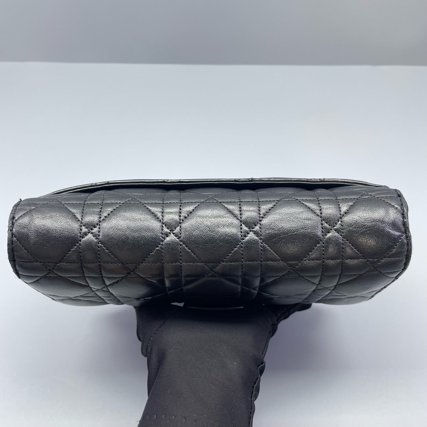 Dior - Lady Dior Quilted Chain Bag - Leather - Black - (mini)