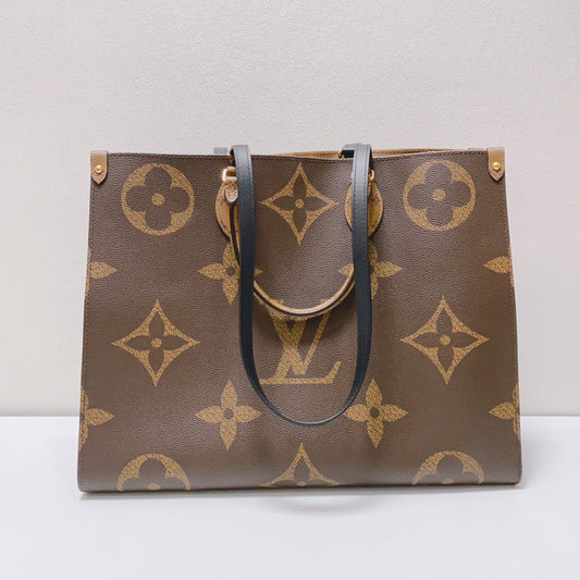 Louis Vuitton - OnTheGo GM - Monogram coated canvas with leather trim - Brown - (Large)