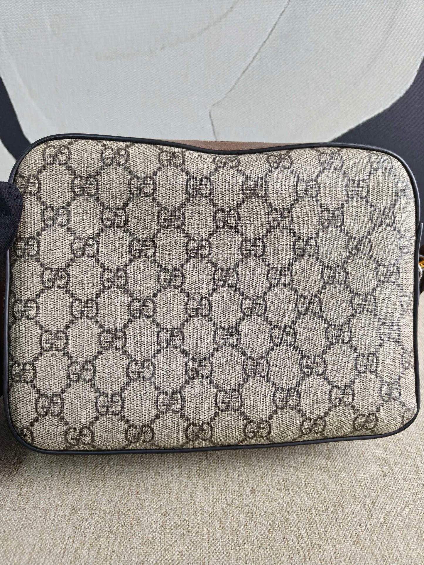 Gucci - 1955 Horsebit Camera Bag Small - Synthetic - Brown - (small)