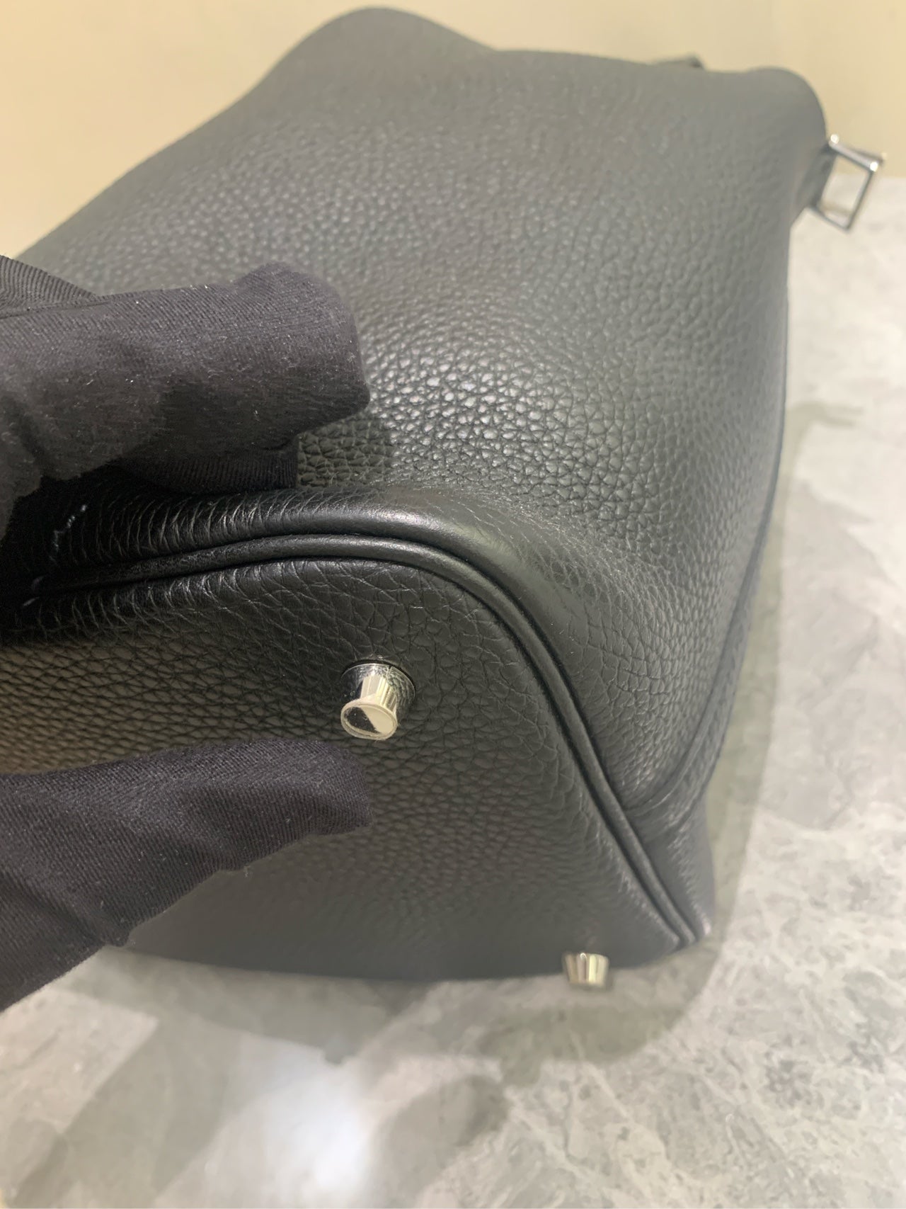 Hermès - Picotin Lock 22 - Leather - Black - (Large)