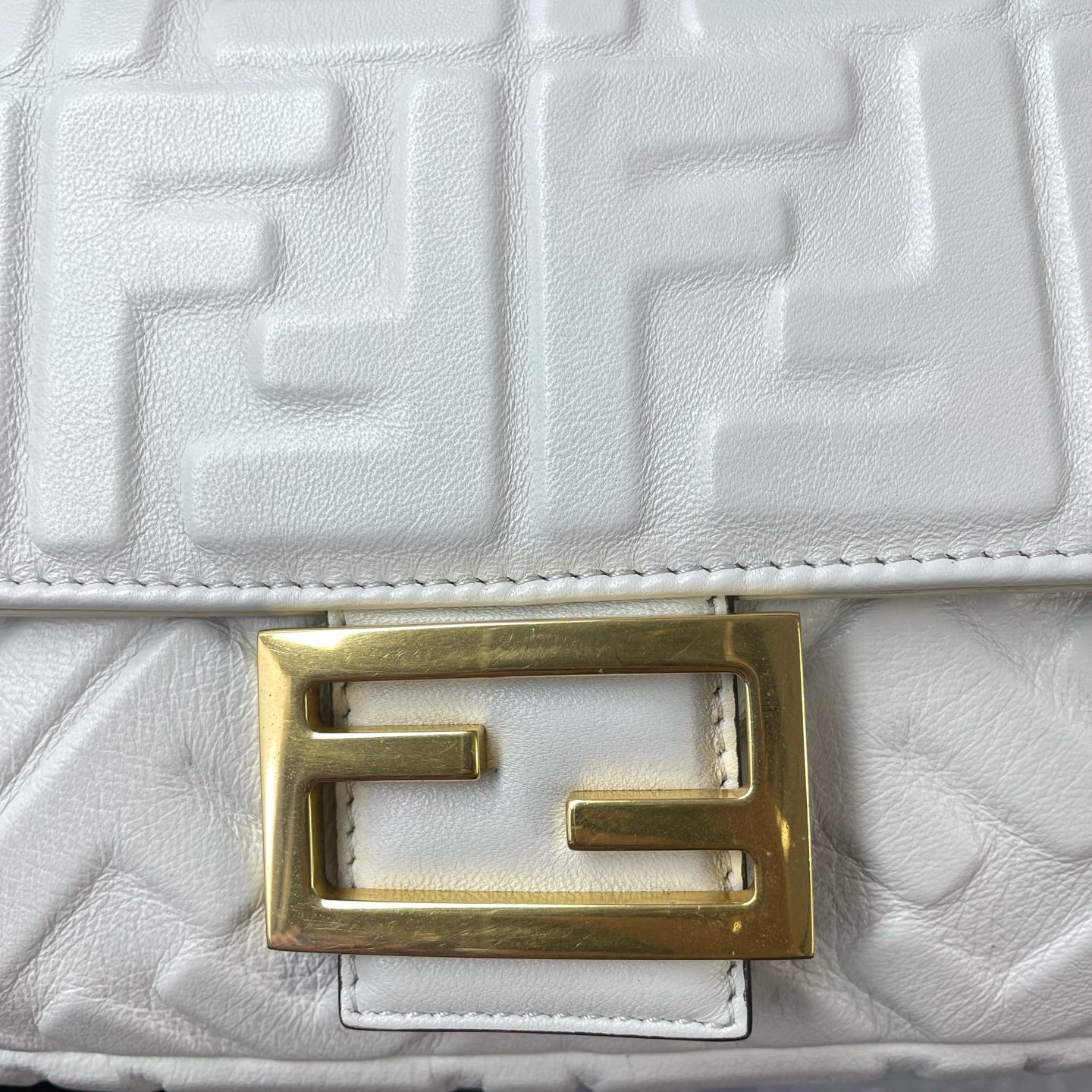 Fendi - Baguette - Leather - White - (small)