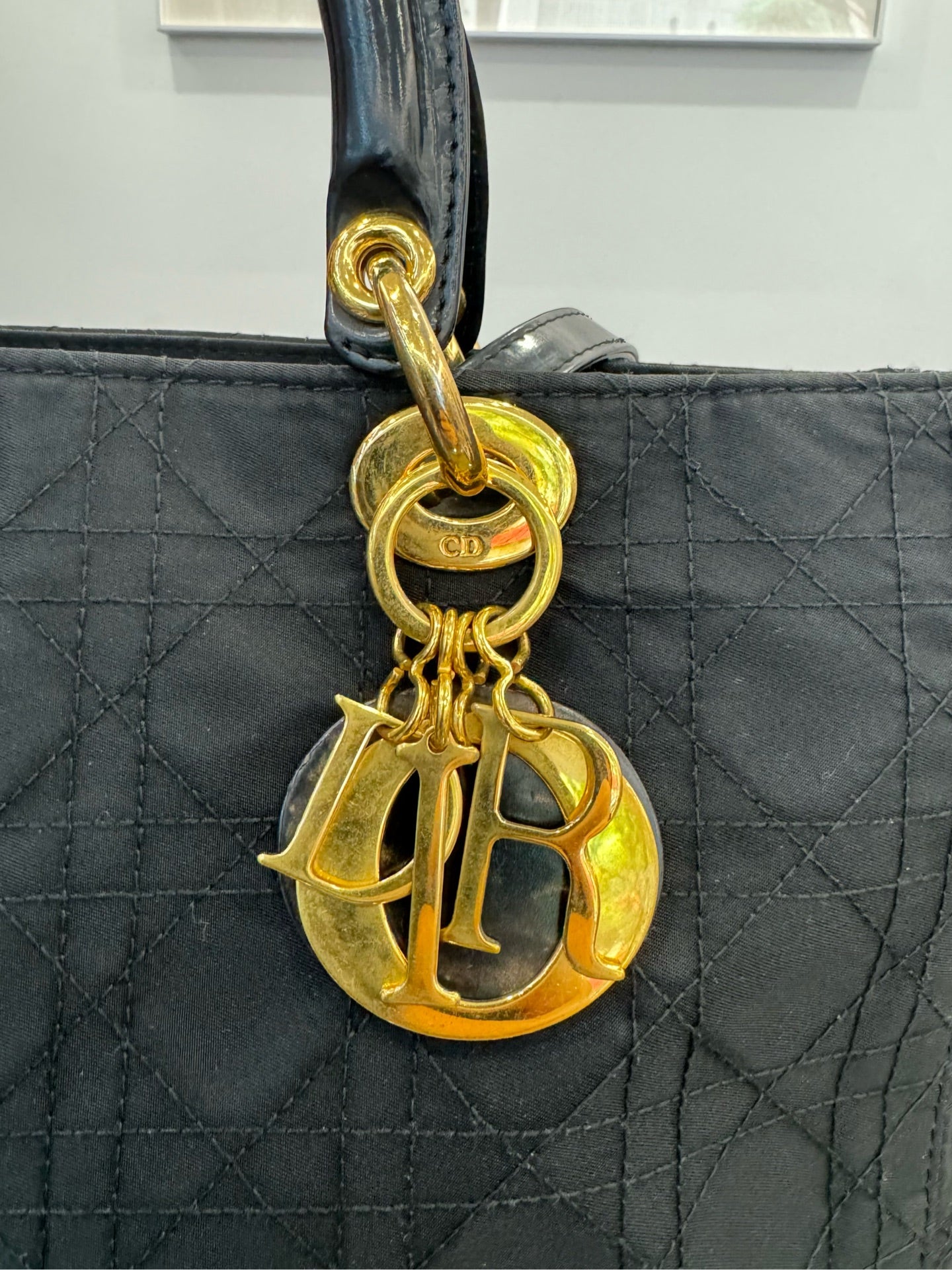 Dior - Lady Dior - Cloth - Black - (large)